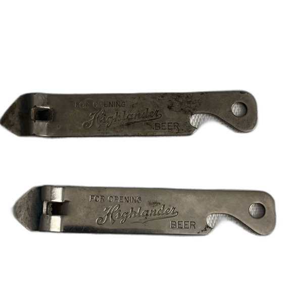 Vintage Highlander Beer Bottle Openers-set of 2 - Picture 1 of 6
